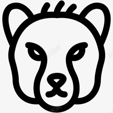 熊动物大图标图标