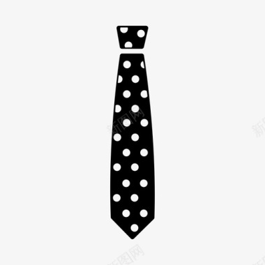 领带衣服圆点图标图标