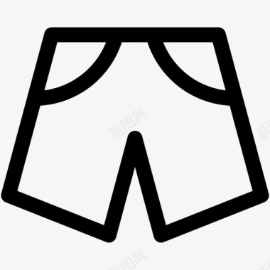 短裤内裤游泳短裤图标图标