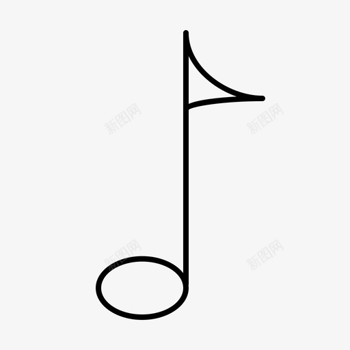 音符器乐乐器图标svg_新图网 https://ixintu.com 乐器 器乐 声音 旋律 音符