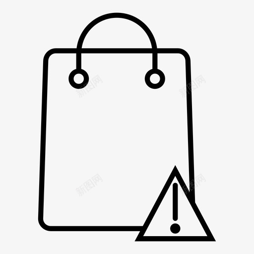 购物袋错误购买钱包图标svg_新图网 https://ixintu.com 购买 购物者 购物袋 购物袋错误 钱包