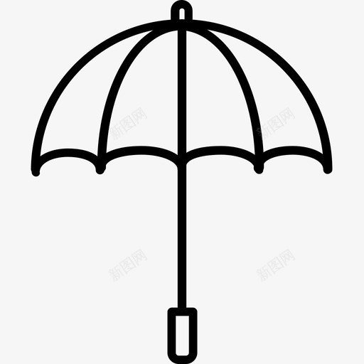 伞雨夏天图标svg_新图网 https://ixintu.com 伞 冬天 夏天 天气 旅行用品 雨