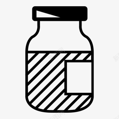 伏都教坛子瓶子液体图标图标