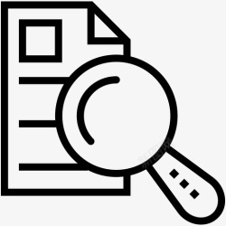 项目定位搜索文件搜索文档放大镜图标高清图片