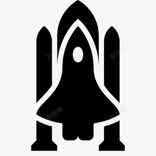 太空火箭飞机探索图标svg_新图网 https://ixintu.com 太空火箭 探索 美国航天局 运输和物流雕文 飞机