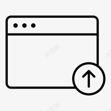 上载web浏览器浏览器通知浏览器窗口图标图标