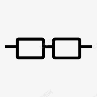 眼镜护目镜镜片图标图标