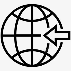 icon摩登星球全球全球覆盖进口图标高清图片