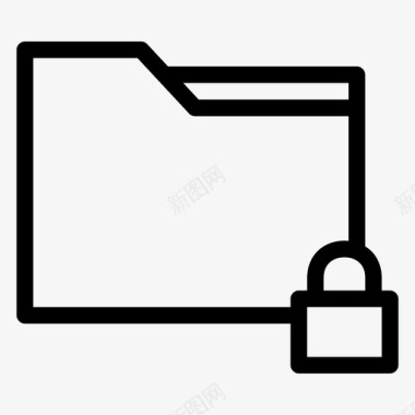 锁定文件夹集合计算机文件夹图标图标