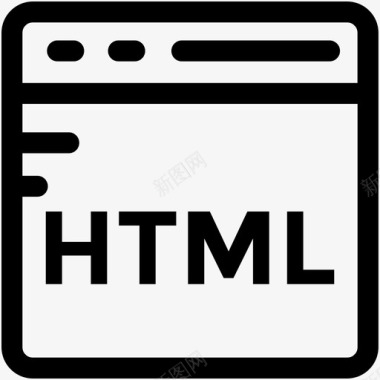 html编码互联网可爱的图标图标