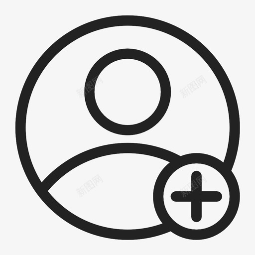 添加用户联系人家庭图标svg_新图网 https://ixintu.com 个人 人员 家庭 添加用户 联系人