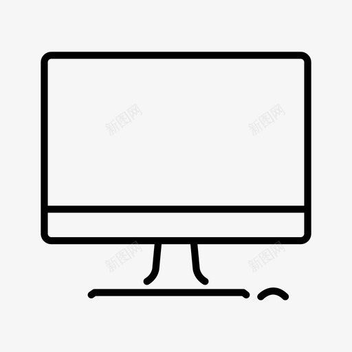 计算机桌面键盘图标svg_新图网 https://ixintu.com 显示器 桌面 系统 计算机 键盘 鼠标