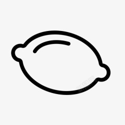 黄色食品饮料柠檬柑橘食物图标高清图片