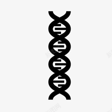dna链染色体医学图标图标