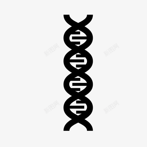 dna链染色体医学图标svg_新图网 https://ixintu.com dna链 医学 染色体 科学