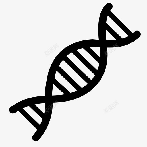 dna双螺旋遗传学图标svg_新图网 https://ixintu.com dna 双螺旋 基因组 科学 遗传学