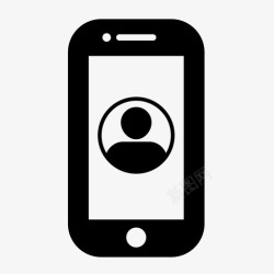 iphone头像智能手机帐户头像登录图标高清图片