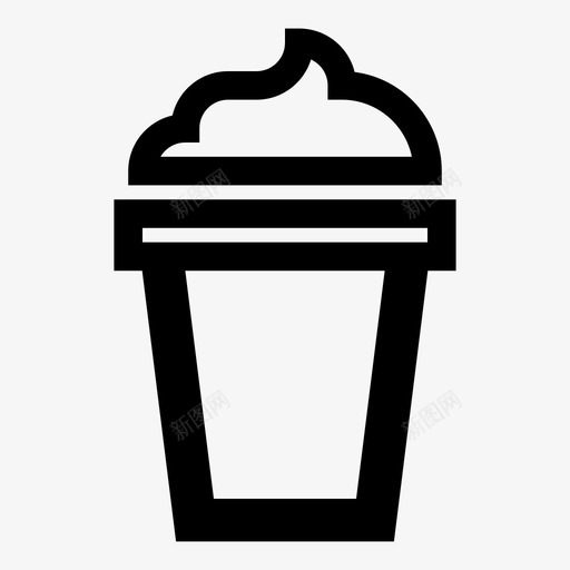咖啡咖啡饮料togo杯图标svg_新图网 https://ixintu.com togo杯 咖啡 咖啡饮料 拿铁macchiato 有用的图标咖啡