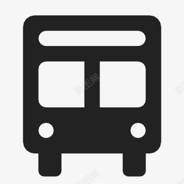 公共汽车公共交通班车图标图标