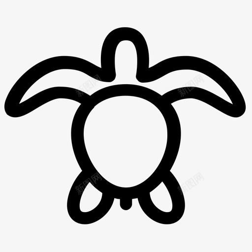 海龟忍者龟贝壳图标svg_新图网 https://ixintu.com 乌龟 动物 忍者龟 海龟 贝壳
