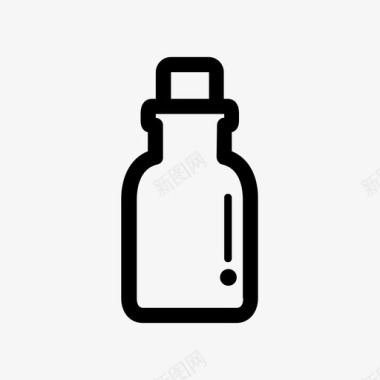 试剂瓶化学玻璃器皿图标图标