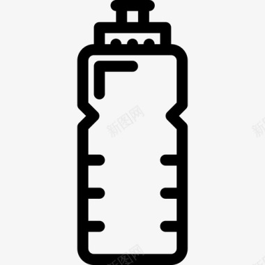瓶装水健身运动图标图标