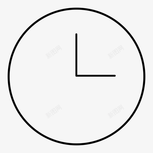 时钟闹钟实时图标svg_新图网 https://ixintu.com ict基本线路ii 实时 时钟 时间表 计时器 闹钟