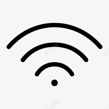 wifi信号强连接互联网图标图标