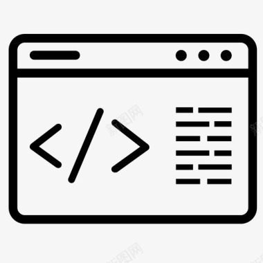 web开发浏览器开发人员图标图标