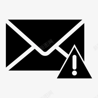 电子邮件错误电子邮件信封图标图标