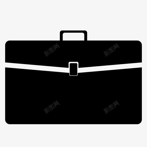 办公包箱子皮包图标svg_新图网 https://ixintu.com 办公包 手提箱 皮包 箱子