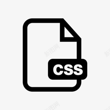 css文件文件扩展名文件和文件夹填充图标集图标