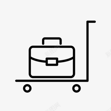 行李包集装箱图标图标