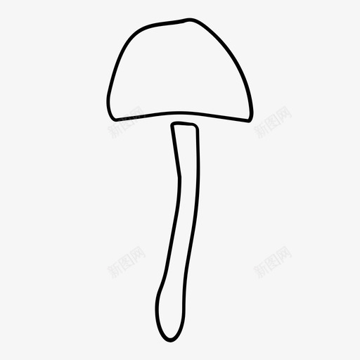 蘑菇蘑菇素食主义者图标svg_新图网 https://ixintu.com 蘑菇 蘑菇素食主义者