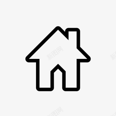 住宅房屋结构出租房屋图标图标