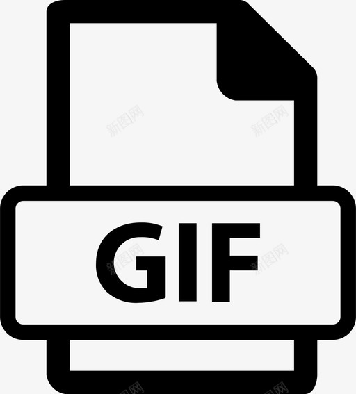 gif文件扩展名文件格式图标svg_新图网 https://ixintu.com gif文件 扩展名 文件 文件格式 文件类型