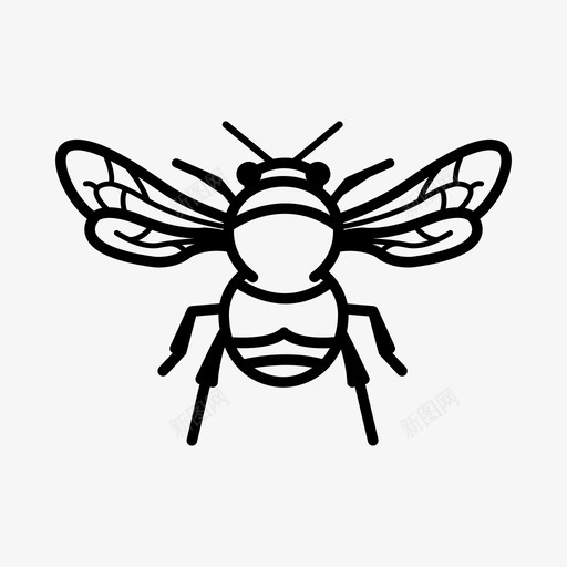 大黄蜂苍蝇蜂蜜图标svg_新图网 https://ixintu.com 刺 大黄蜂 昆虫 苍蝇 蜂蜜