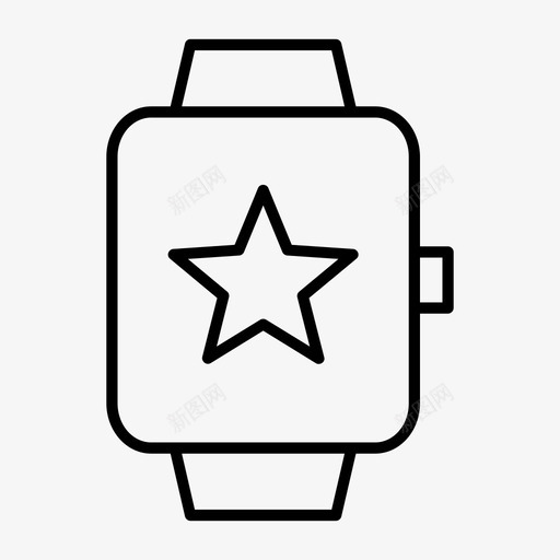 smartwatch收藏夹applesmartwatch时钟图标svg_新图网 https://ixintu.com applesmartwatch smartwatch收藏夹 时钟 时间 星星 智能手表 设备