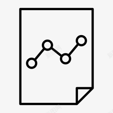 统计文件办公文件纸张图标图标