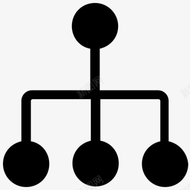网络拓扑计算机网络层次结构图标图标
