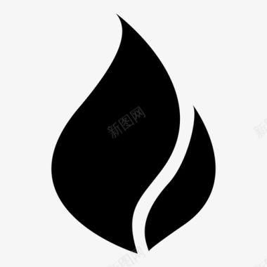 火焰燃烧蜡烛图标图标
