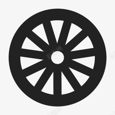 车轮圆形轮胎图标图标