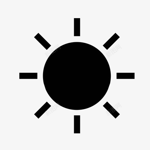 太阳白天天空图标svg_新图网 https://ixintu.com 天气 天空 太阳 白天 阳光
