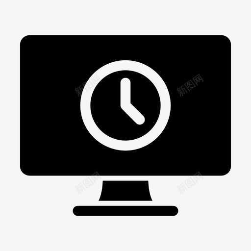 监视器时钟提醒时间表图标svg_新图网 https://ixintu.com 提醒 时间 时间表 监视器时钟 秒表 计时器 闹钟