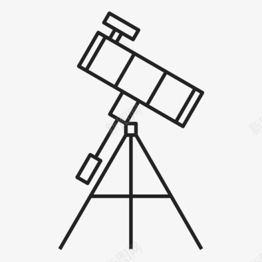 望远镜星系观测图标图标