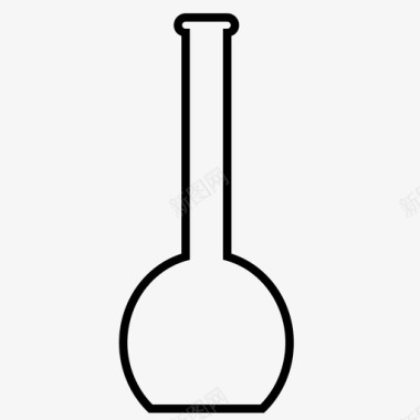 容量瓶玻璃实验室图标图标