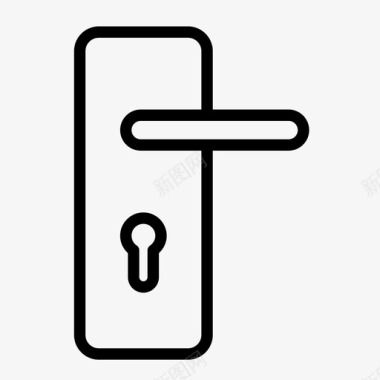 锁家庭锁钥匙锁图标图标