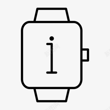 智能手表信息苹果智能手表时钟图标图标