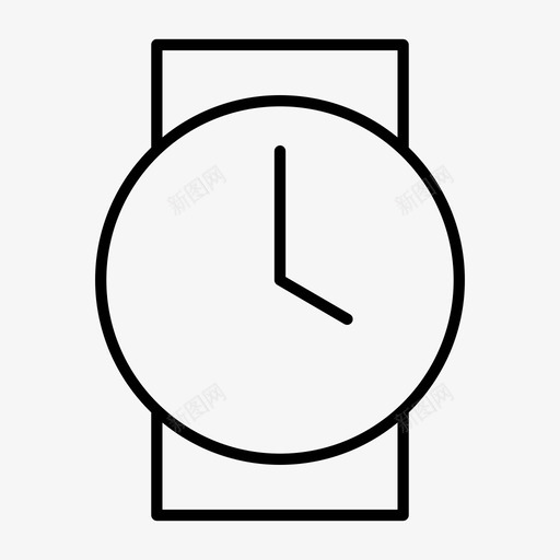 手表配件模拟表图标svg_新图网 https://ixintu.com 手表 时钟 时间 模拟表 配件