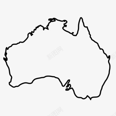 澳大利亚墨尔本悉尼图标图标